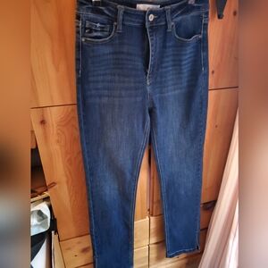 Kancan Women's  Dark Wash Straight Leg Jeans Size 28